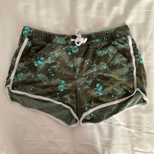 Justice camouflage active shorts